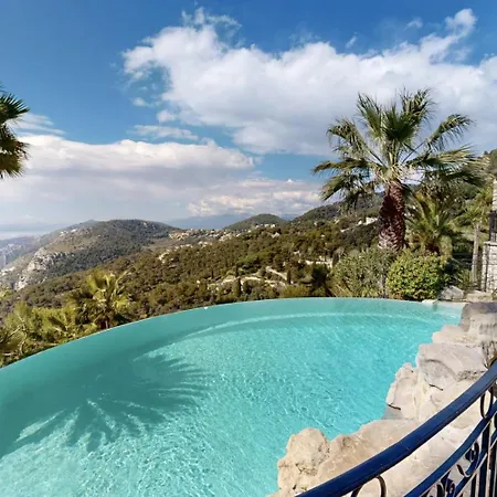 וילה Luxury 6-bedroom With Heated Pool & Tennis Court Near Monaco אזה